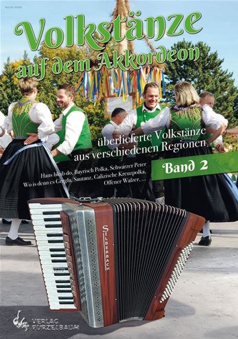 Traditionals: Volkstänze auf dem Akkordeon Band 2 für Akkordeon Solo, Noten