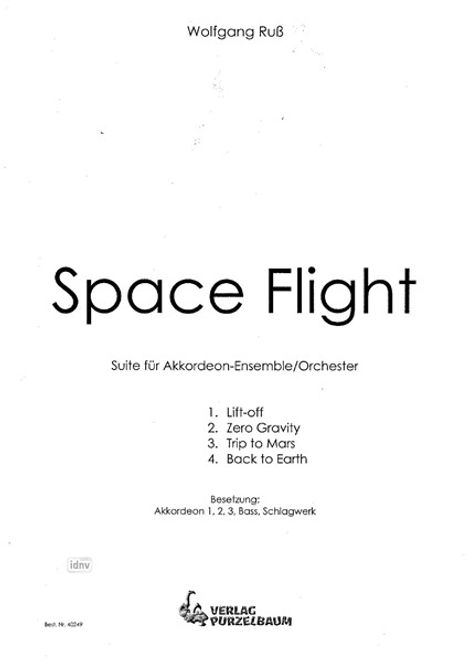 Wolfgang Ruß: Space Flight Akkordeon-Orchester, Noten