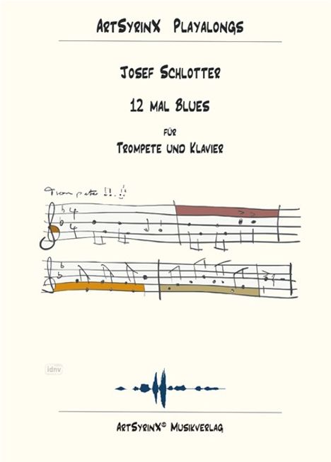 Josef Schlotter: 12 mal Blues für Trompete und Klavier, Noten