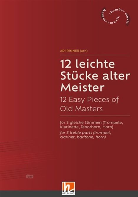 Adi Rinner: 12 leichte Stücke Alter Meister Trio, Noten