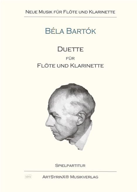 Bela Bartok: 29 Duette für Flöte und Klarinette, Noten