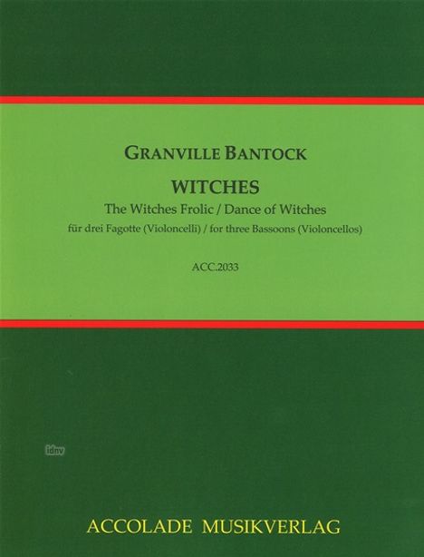 Granville Bantock: Hexen / Witches, Noten