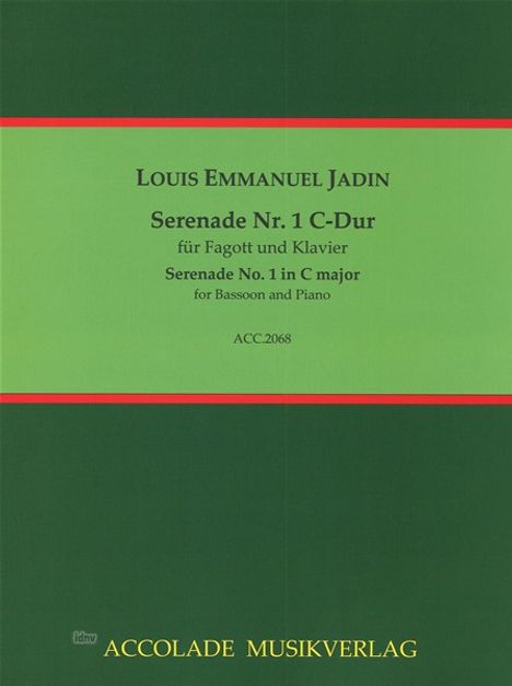 Louis Emmanuel Jadin: Serenade Nr. 1 C-Dur, Noten
