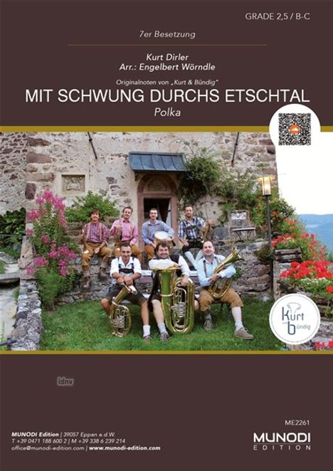 Mit Schwung durchs Etschtal (2016), Noten