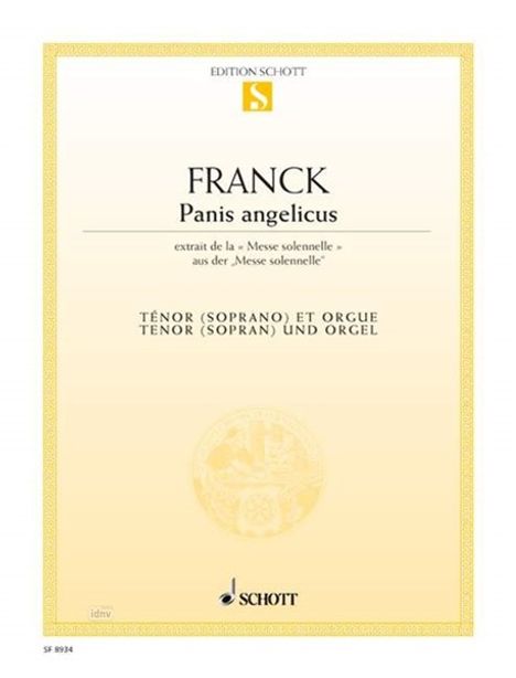 Cesar Franck: Franck, César       :Panis angelicus /GH, Noten