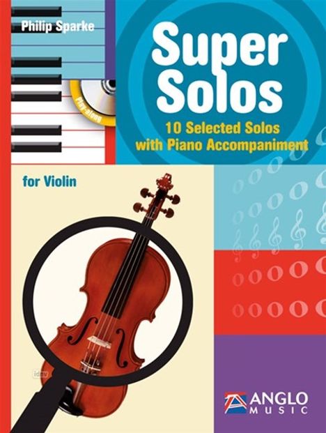 Sparke, P: Super Solos/Violine u. Klavier/m. CD, Noten