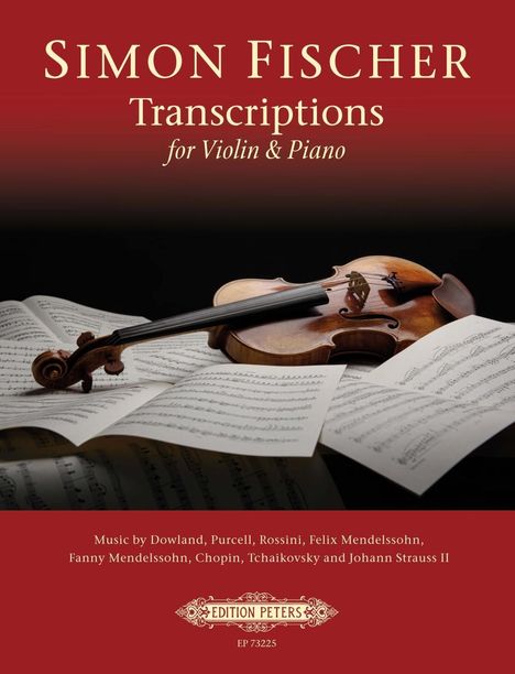 Transcriptions for Violin and Piano, Noten