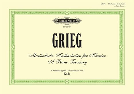 Edvard Grieg (1843-1907): Musikalische Kostbarkeiten für Klavier / A Piano Treasury Für Klavier, Buch