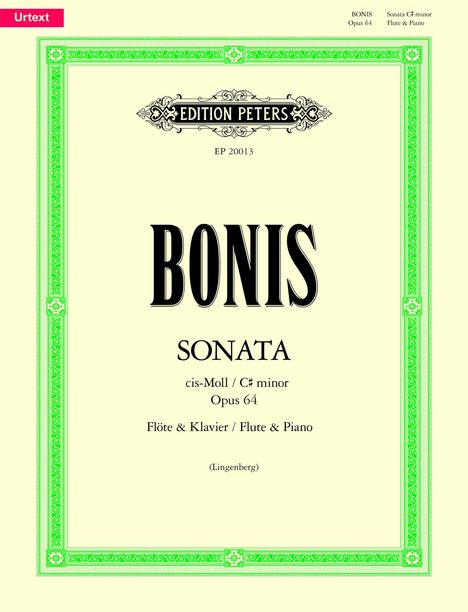 Sonata for Flute and Piano in C-sharp minor Op. 64, Buch