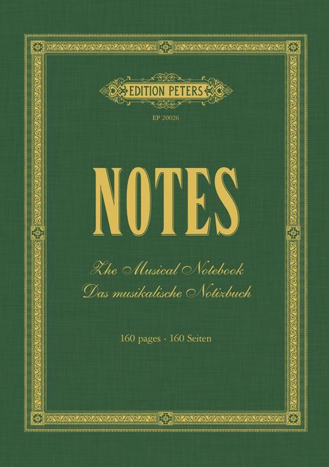 Notes: The Musical Notebook / Das musikalische Notizbuch, Buch