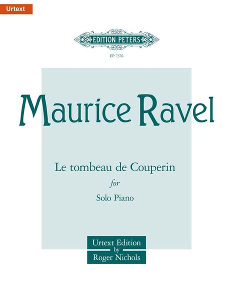 Maurice Ravel: Le tombeau de Couperin for Piano, Noten