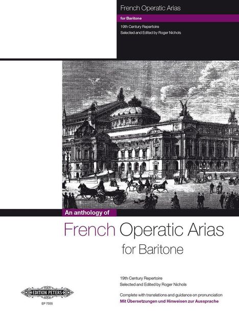 French Operatic Arias for Baritone and Piano, Buch