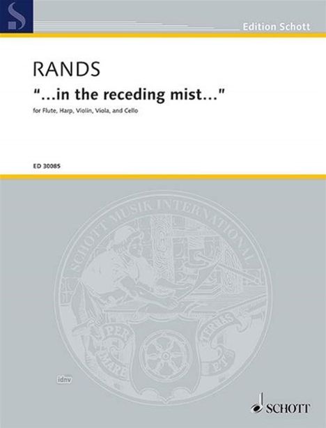 Bernard Rands: ...in the receding mist... (1988), Noten