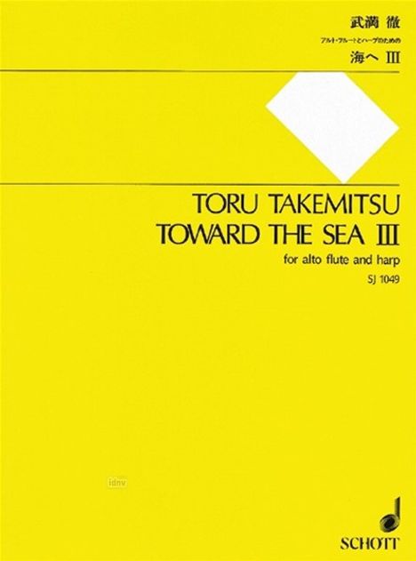 Toru Takemitsu: Toward the Sea III, Noten