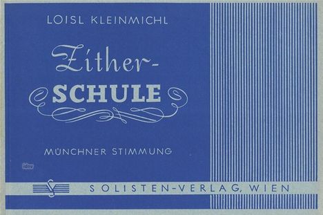 Zither-Schule, Noten