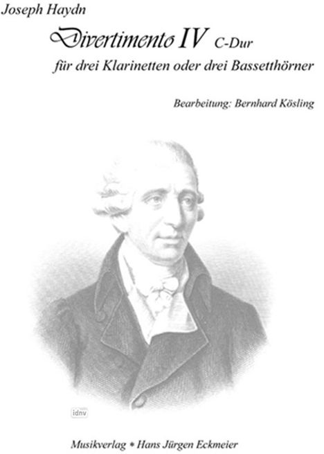 Joseph Haydn: Divertimento IV C-Dur für drei, Noten