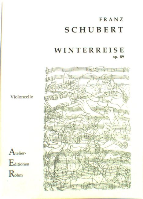 Franz Schubert: Schubert, Franz     :Winterreise op. 89 /E /VC, Noten