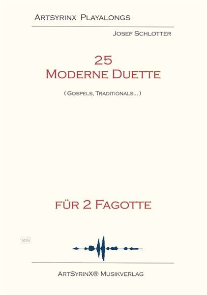 Traditionel: 25 moderne Duette für 2 Fagott, Noten