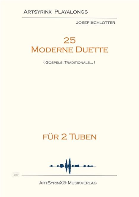 Traditionel: 25 moderne Duette für 2 Tuben, Noten