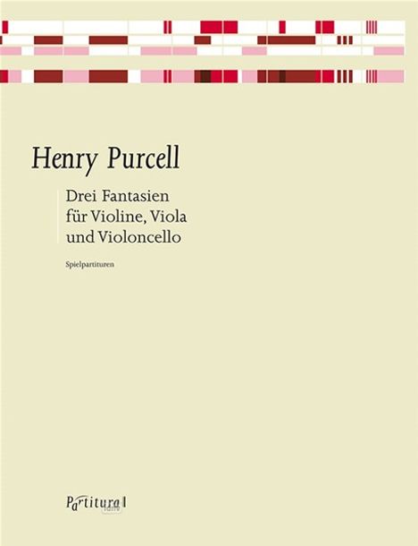 Henry Purcell: 3 Fantasien für Violine, Viola, Violoncello, Noten