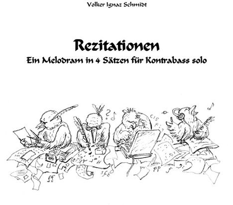 Volker Ignaz Schmidt: Rezitationen, Noten