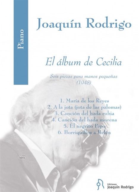 Joaquin Rodrigo: El Album de Cecilia, Noten