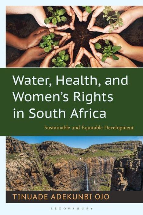 "Water, Health, and Women's Rights in South Africa". Bild mit Händen und Pflanzen; Landschaft mit Wasserfall. Autor Tinuade Adekunbi Ojo.