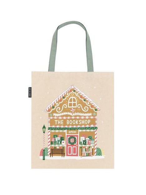 Gingerbread Bookshop Tote, Diverse