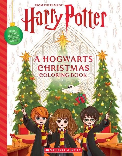 A Hogwarts Christmas: An Official Harry Potter Coloring Book, Buch