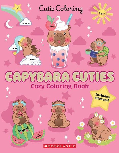 Scholastic: Capybara Cuties (Color & Chill), Buch