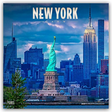 Browntrout Publishers: New York 2026 - 16-Monatskalender, Kalender