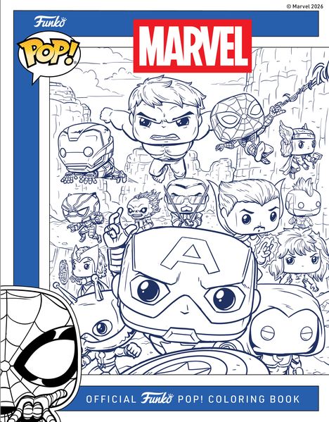 Marvel: The Official Avengers Funko Pop! Coloring Book, Buch