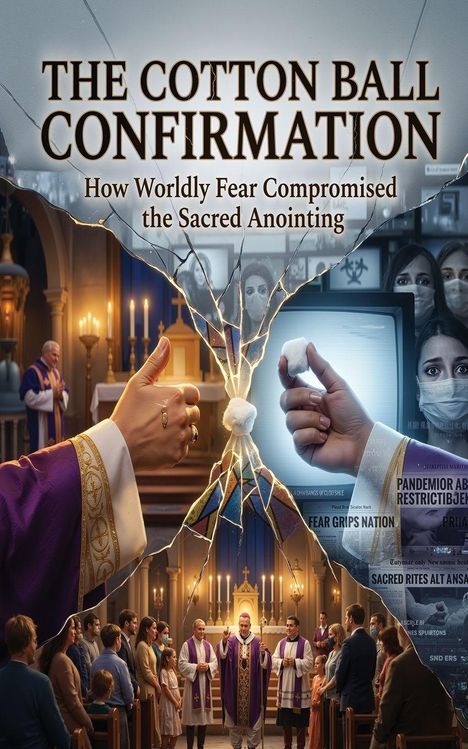"The Cotton Ball Confirmation. How Worldly Fear Compromised the Sacred Anointing." Szene in einer Kirche.