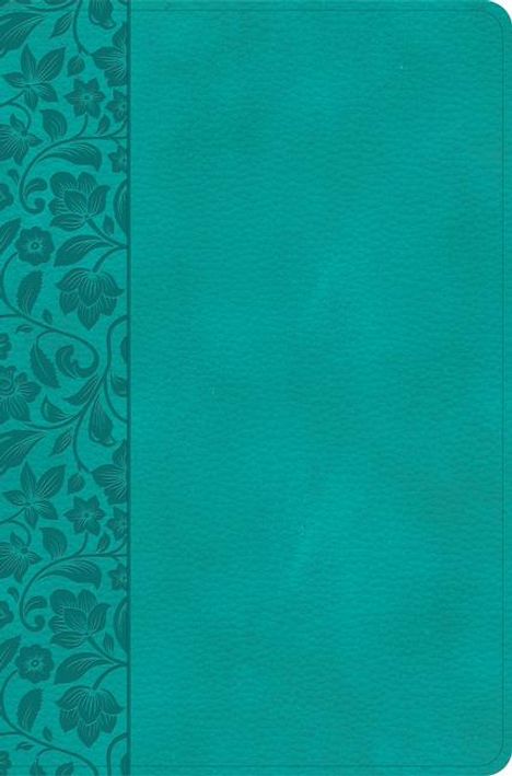 Holman Bible Publishers: KJV Giant Print Reference Bible, Teal Leathertouch, Indexed, Buch