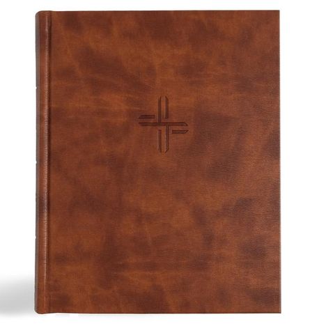 Csb Bibles By Holman: CSB Notetaking Bible, Expanded Reference Edition, Brown Leathertouch Over Board, Buch