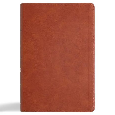 Csb Bibles By Holman: CSB Giant Print Reference Bible, Digital Study Edition, Burnt Sienna Leathertouch, Indexed, Buch