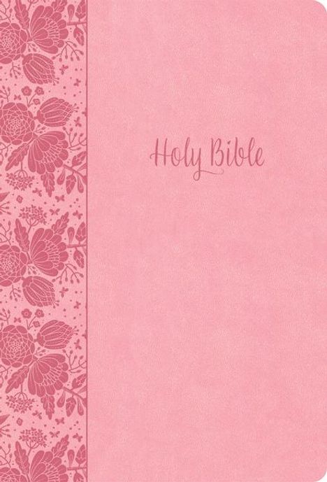 Holman Bible Publishers: KJV Large Print Thinline Bible, Value Edition, Soft Pink Leathertouch, Buch
