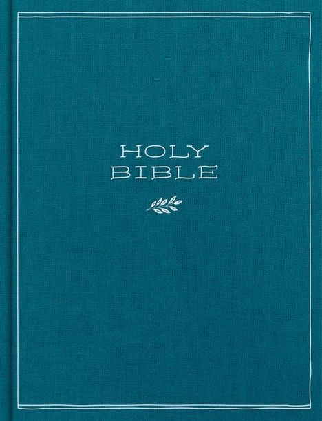 Csb Bibles By Holman: CSB Illustrator's Notetaking Bible, Large Print Edition, Deep Caribbean Blue Cloth Over Board, Buch