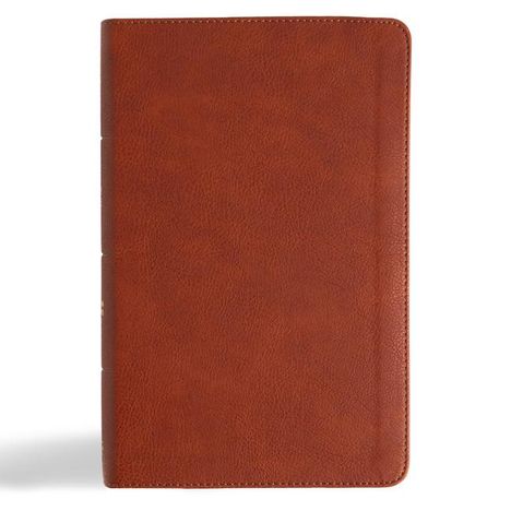 Csb Bibles By Holman: CSB Single-Column Personal Size Reference Bible, Burnt Sienna Leathertouch, Buch