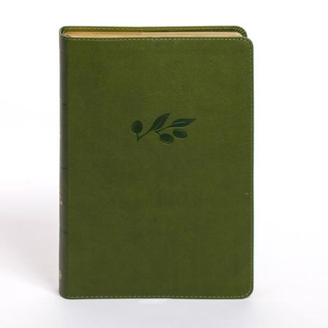 Holman Bible Publishers: KJV Personal Size Giant Print Bible, Olive Leathertouch, Buch