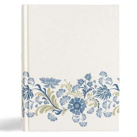 Csb Bibles By Holman: CSB Notetaking Bible, Large Print Edition, Cream Floral Cloth Over Board, Buch