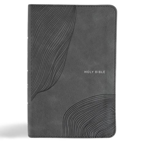 Csb Bibles By Holman: CSB Single-Column Compact Bible, Digital Study Edition, Charcoal Leathertouch, Buch