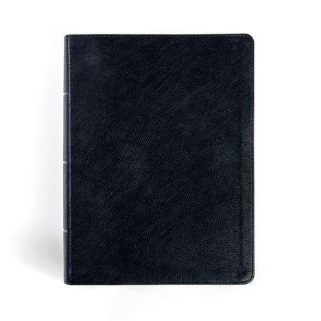 Csb Bibles By Holman: CSB Study Bible, Large Print, Digital Study Edition, Black Leathertouch, Indexed, Buch