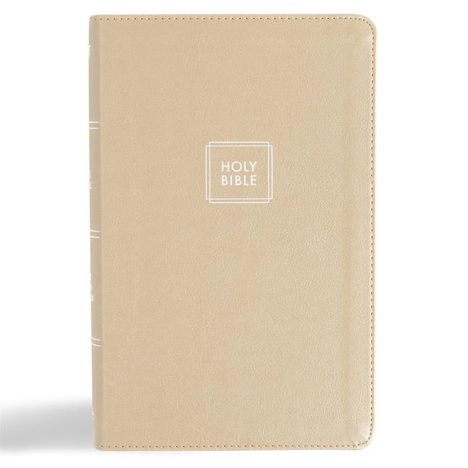 Holman Bible Publishers: KJV Single-Column Personal Size Bible, Gold Leathertouch, Buch
