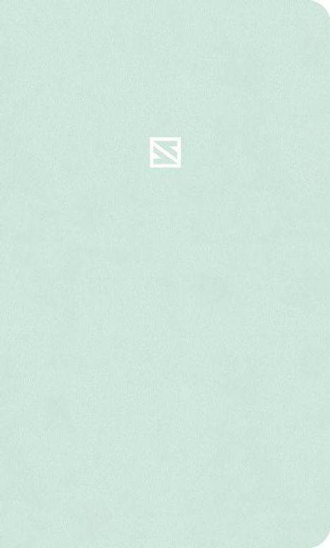 Zentrales, kleines Logo in einem blassen, hellen Hintergrund.