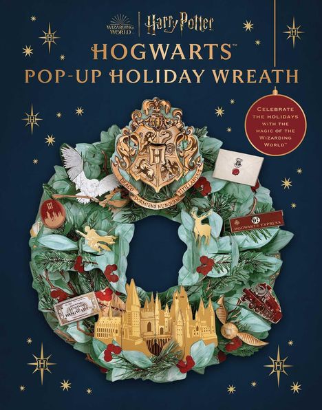 Insight Editions: Harry Potter: Hogwarts Pop-Up Holiday Wreath, Buch