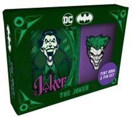 Insight Editions: DC Comics: The Joker Tiny Book and Pin Set, Buch