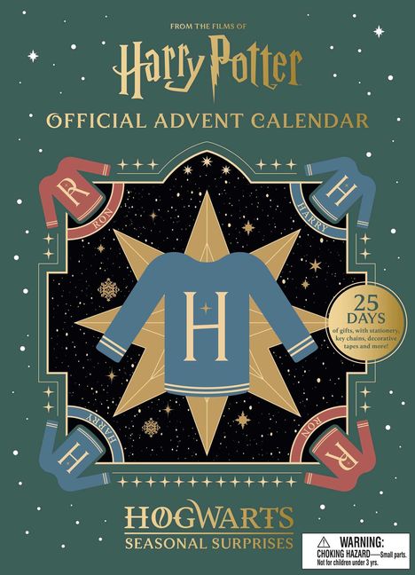 Insight Editions: Harry Potter Official Advent Calendar Seasonal Surprises (Festive Sweaters Ed.), Kalender