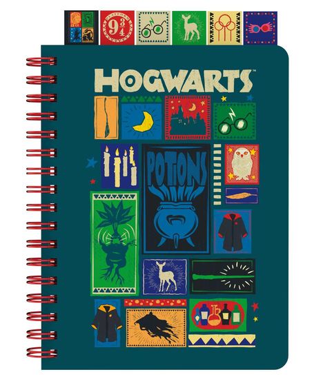 Insight Editions: Harry Potter: Hogwarts Spiral Notebook, Buch