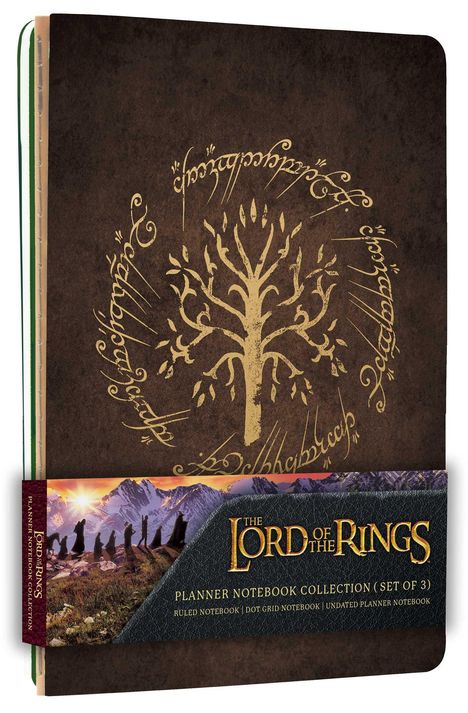 Insight Editions: Lord of the Rings Planner Notebook Collection (Set of 3), Buch